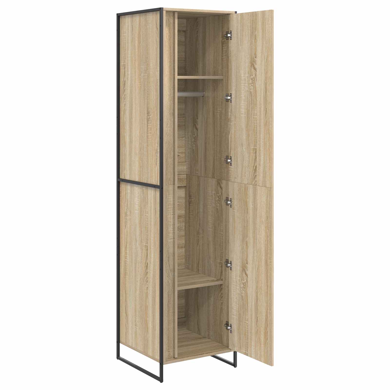 vidaXL Warderobe Sonoma 50 x 50 x 200 cm Engineered Wood 4
