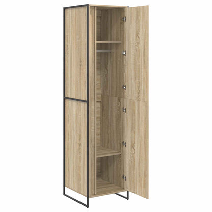 vidaXL Warderobe Sonoma 50 x 50 x 200 cm Engineered Wood 4