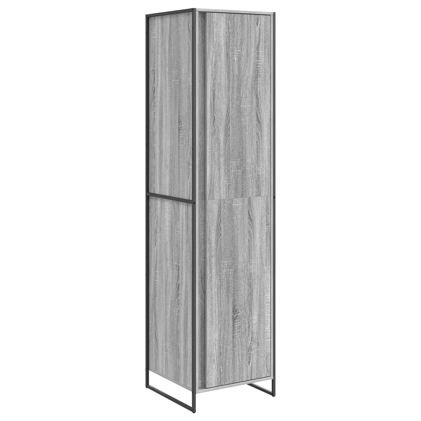 vidaXL Warderobe Grey Sonoma 50 x 50 x 200 cm Engineered Wood 2