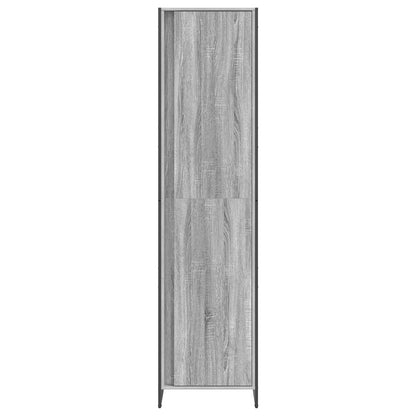 vidaXL Warderobe Grey Sonoma 50 x 50 x 200 cm Engineered Wood 5