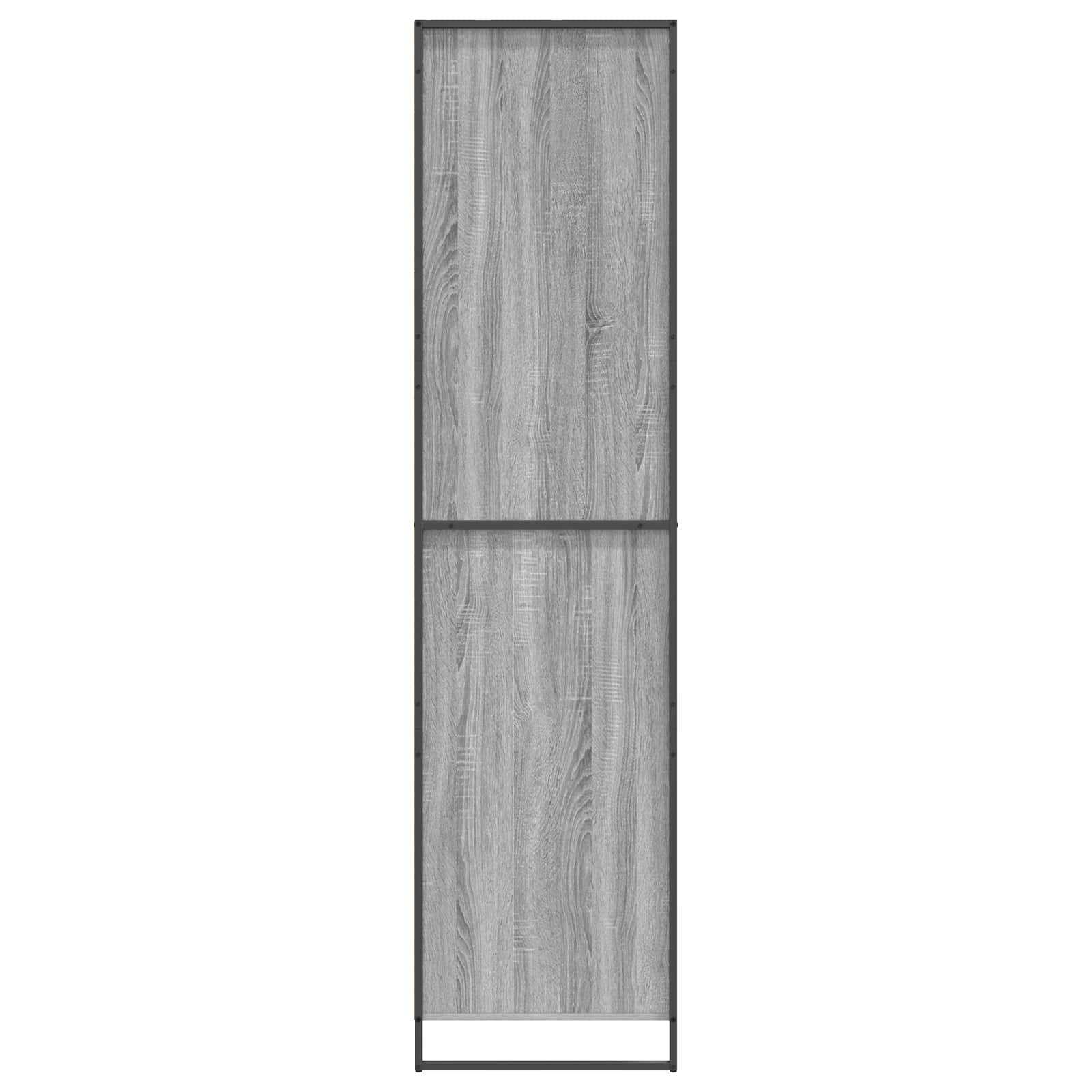 vidaXL Warderobe Grey Sonoma 50 x 50 x 200 cm Engineered Wood 6