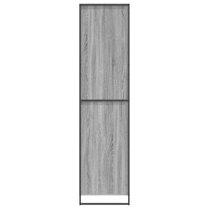 vidaXL Warderobe Grey Sonoma 50 x 50 x 200 cm Engineered Wood 6