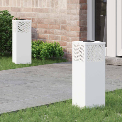 vidaXL Solar LED Pathway Light 2 pcs Warm White 18 x 18 x 50 cm 1
