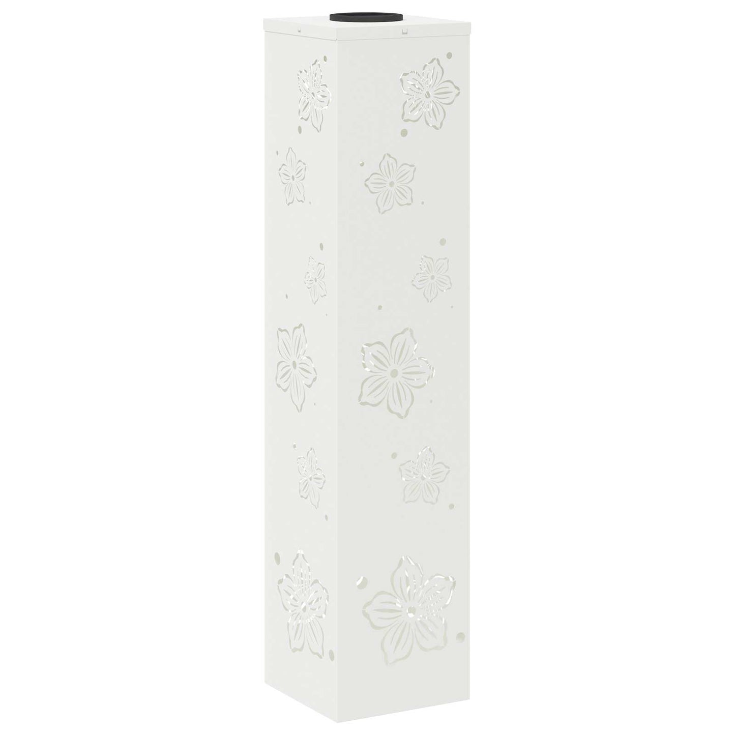 vidaXL Solar LED Pathway Light 2 pcs Warm White 18 x 18 x 80 cm 4
