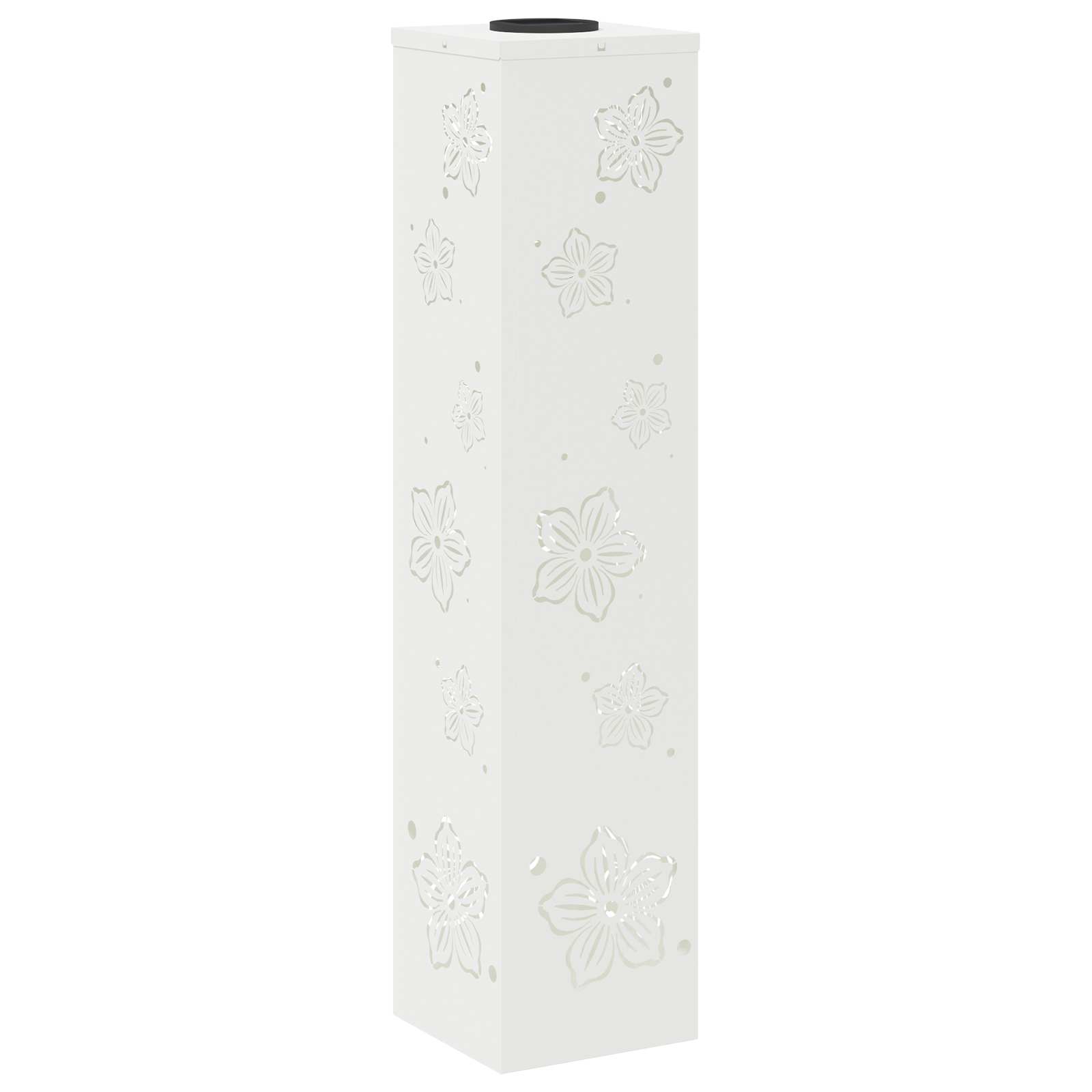 vidaXL Solar LED Pathway Light 2 pcs Warm White 18 x 18 x 80 cm 4