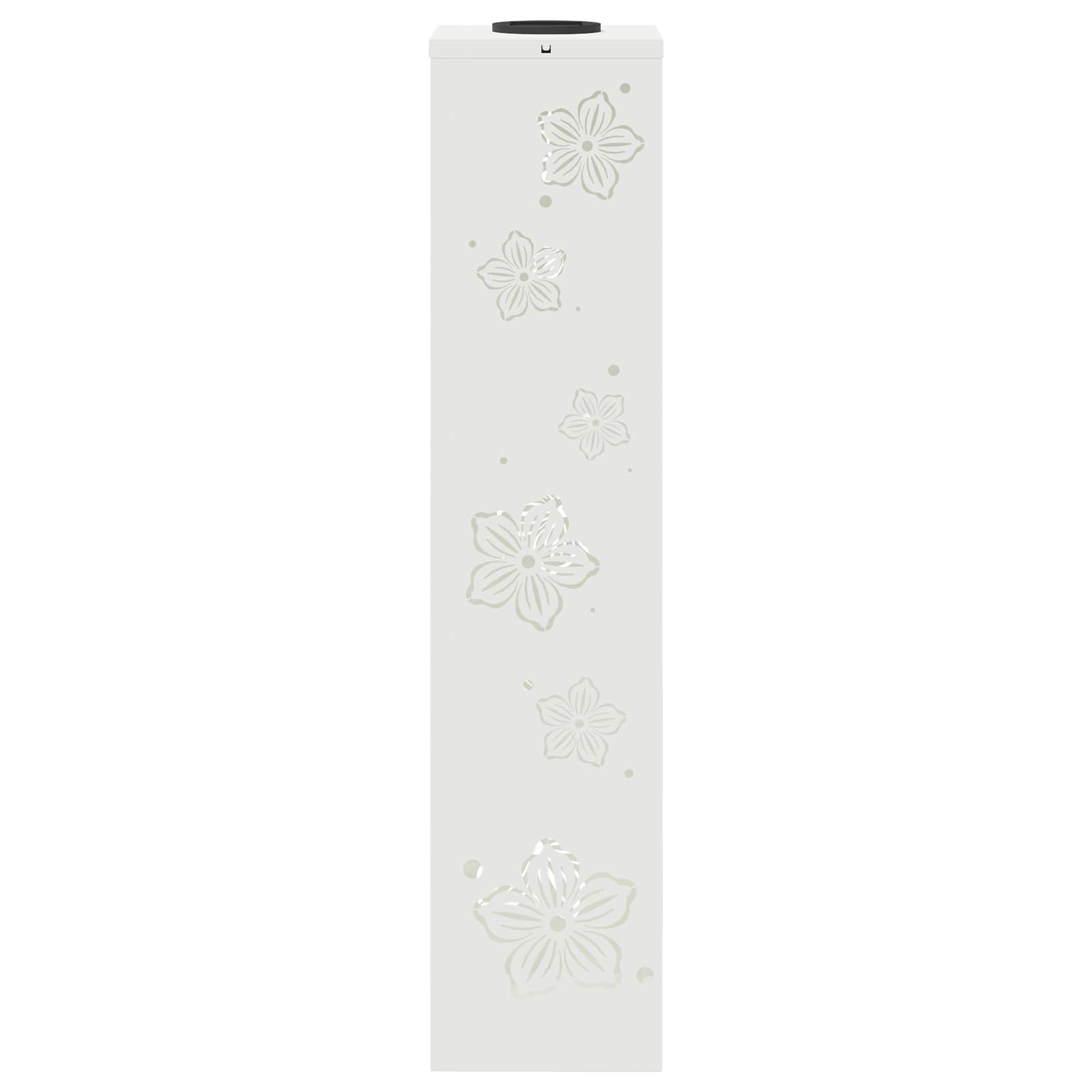 vidaXL Solar LED Pathway Light 2 pcs Warm White 18 x 18 x 80 cm 6