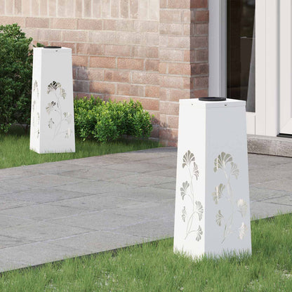 vidaXL Solar LED Pathway Light 2 pcs Warm White 18 x 18 x 50 cm 1
