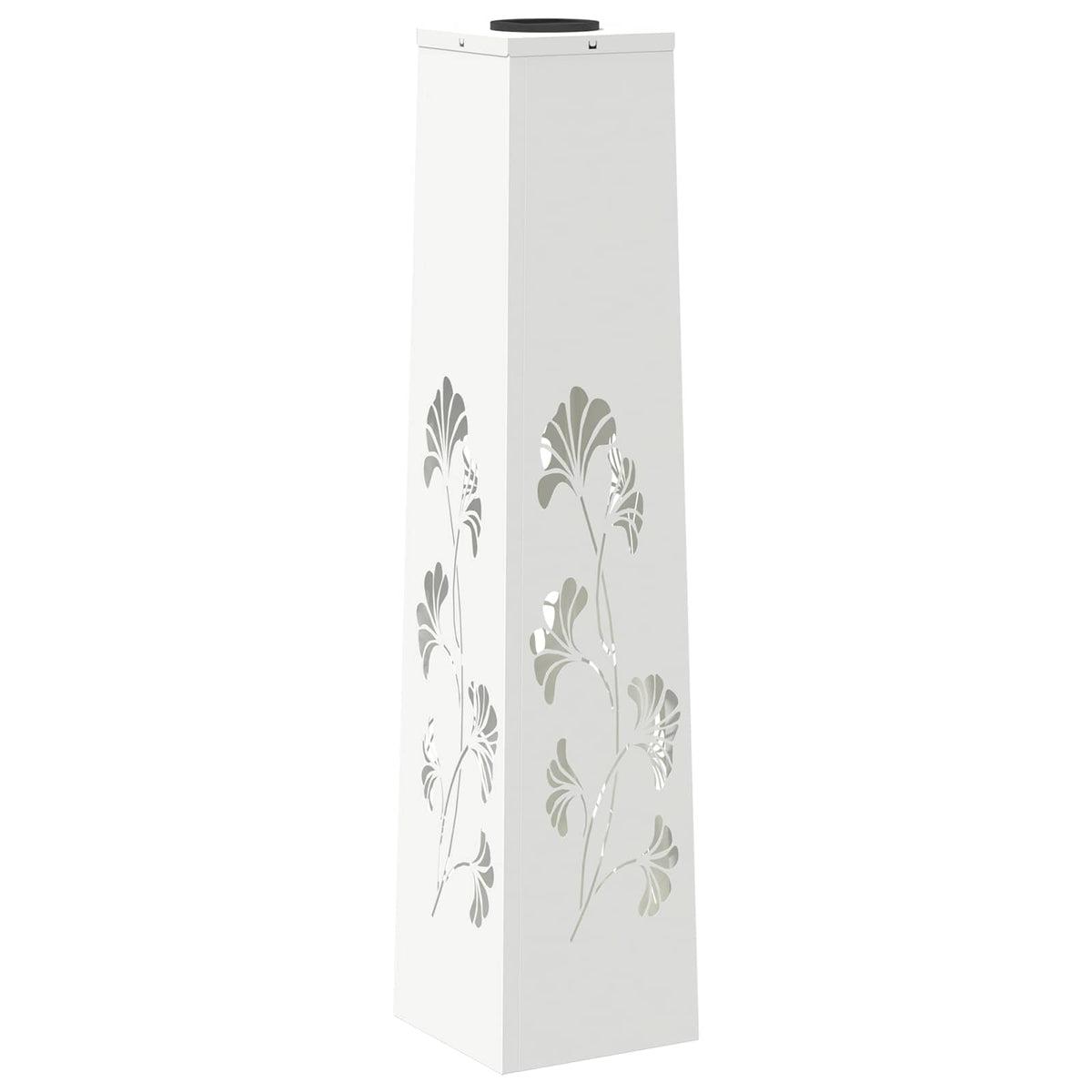 vidaXL Solar LED Pathway Light 2 pcs Warm White 18 x 18 x 80 cm 4