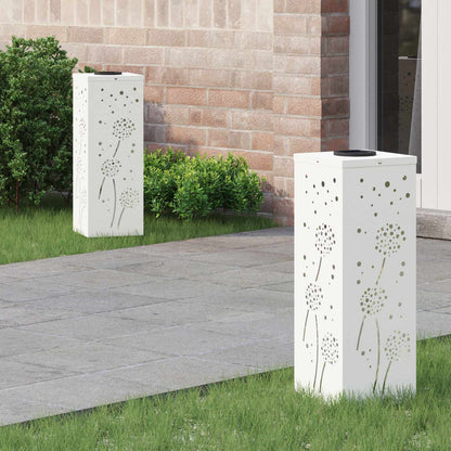 vidaXL Solar LED Pathway Light 2 pcs Warm White 18 x 18 x 50 cm 1