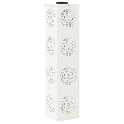 vidaXL Solar LED Pathway Light 2 pcs Warm White 18 x 18 x 80 cm 4