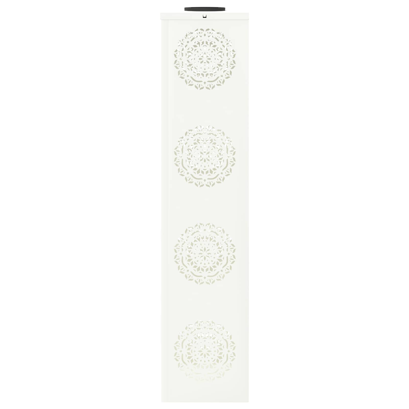 vidaXL Solar LED Pathway Light 2 pcs Warm White 18 x 18 x 80 cm 6