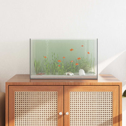 Aquarium with Storage Transparent Glass 50 cm 30 cm 30 cm