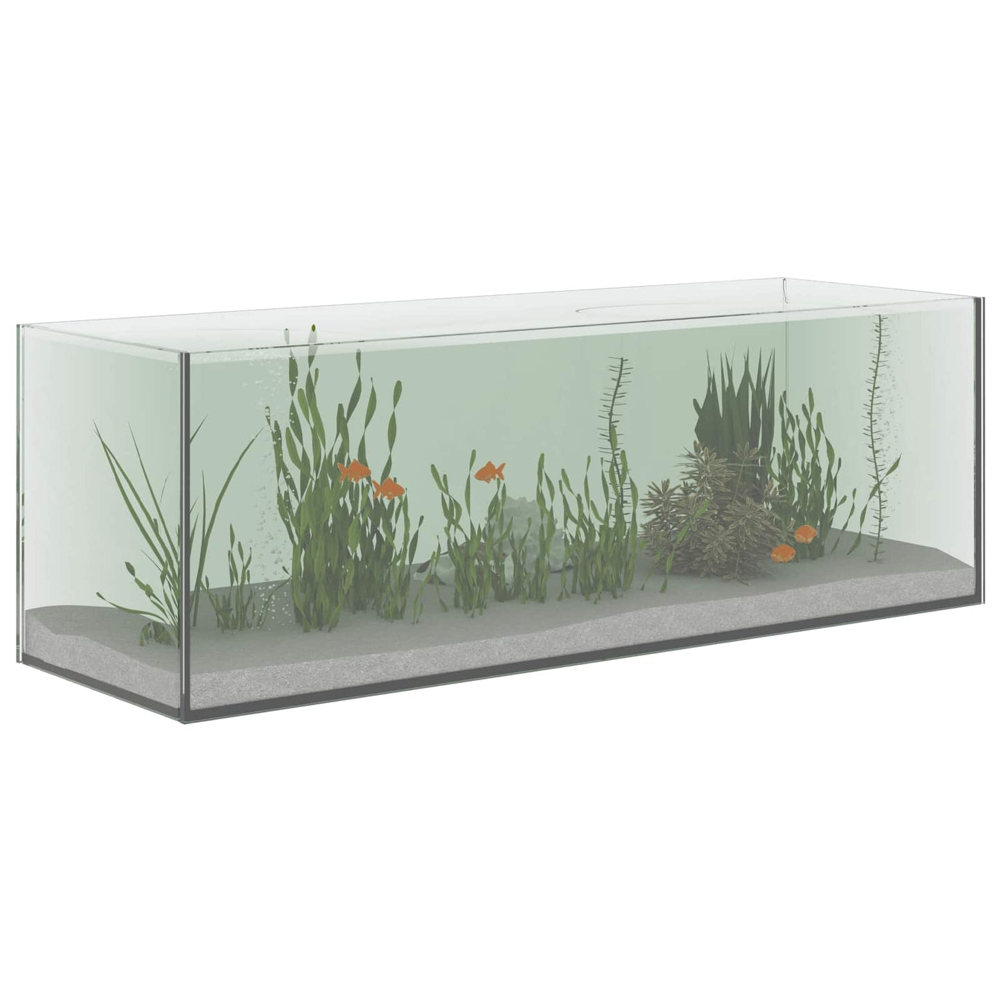 vidaXL Aquarium with Storage Transparent 60 x 20 x 20 cm Glass 3