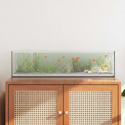 vidaXL Aquarium with Storage Transparent Glass