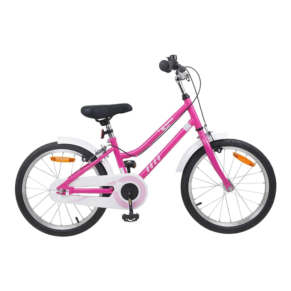 Kids Bike for 2-4 Years Old Pink white 18 inches