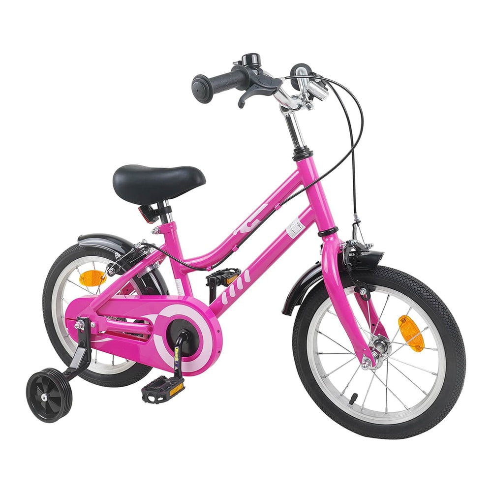 Kids Bike for 2-4 Years Old Pink black 12 inches
