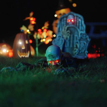 vidaXL Halloween Decoration Zombie SPOOKA Green 110 x 50 x 21 cm 3