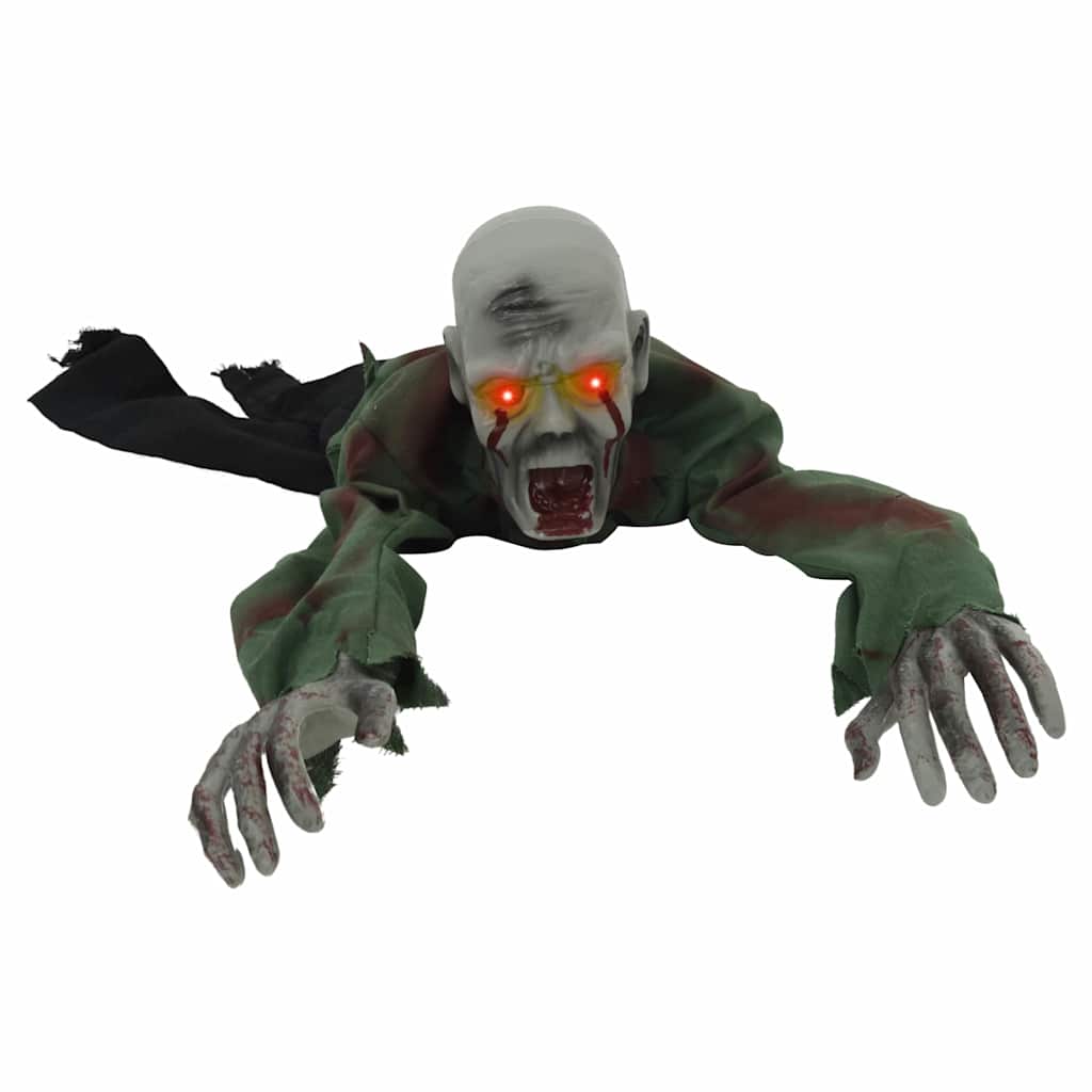 vidaXL Halloween Decoration Zombie SPOOKA Green 110 x 50 x 21 cm 2