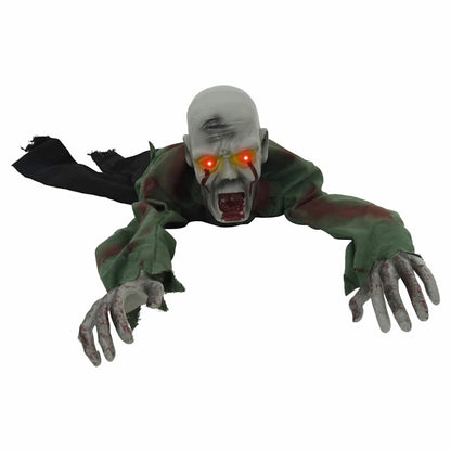 vidaXL Halloween Decoration Zombie SPOOKA Green 110 x 50 x 21 cm 2
