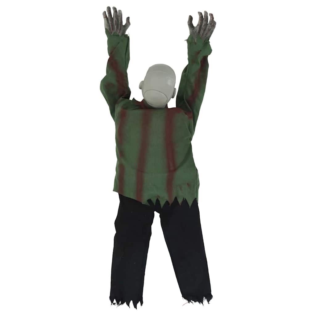 vidaXL Halloween Decoration Zombie SPOOKA Green 110 x 50 x 21 cm 5