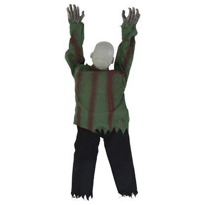vidaXL Halloween Decoration Zombie SPOOKA Green 110 x 50 x 21 cm 5