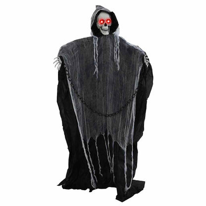 vidaXL Halloween Hanging Grim Reaper SPOOKA Black 112 x 164 cm 2