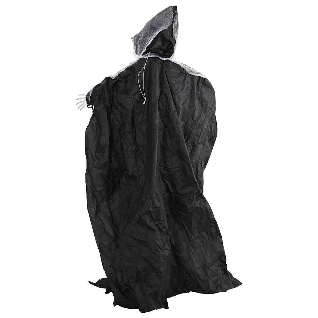 vidaXL Halloween Hanging Grim Reaper SPOOKA Black 112 x 164 cm 5