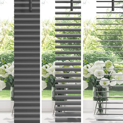 vidaXL Venetian Blind Silver Grey 150 x 150 cm 25 mm PVC 4