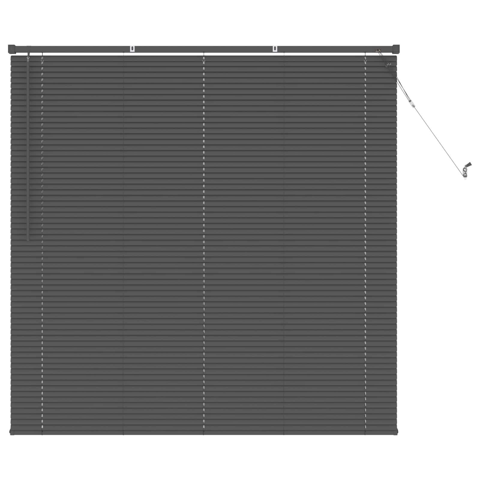 vidaXL Venetian Blind Silver Grey 150 x 150 cm 25 mm PVC 2