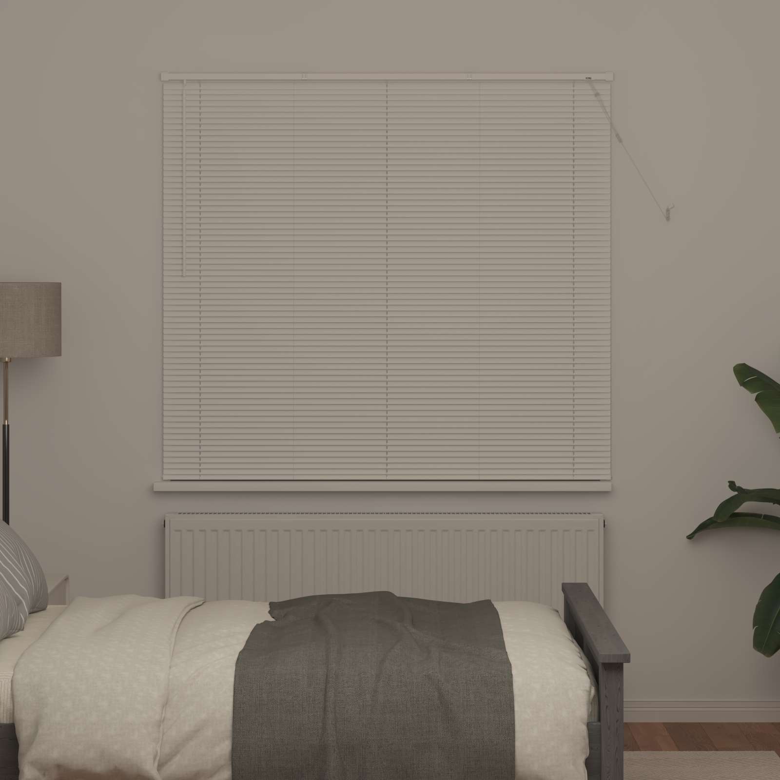 vidaXL Venetian Blind White 150 x 140 cm 25 mm PVC 3