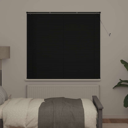 vidaXL Venetian Blind Black 150 x 140 cm 25 mm PVC 3
