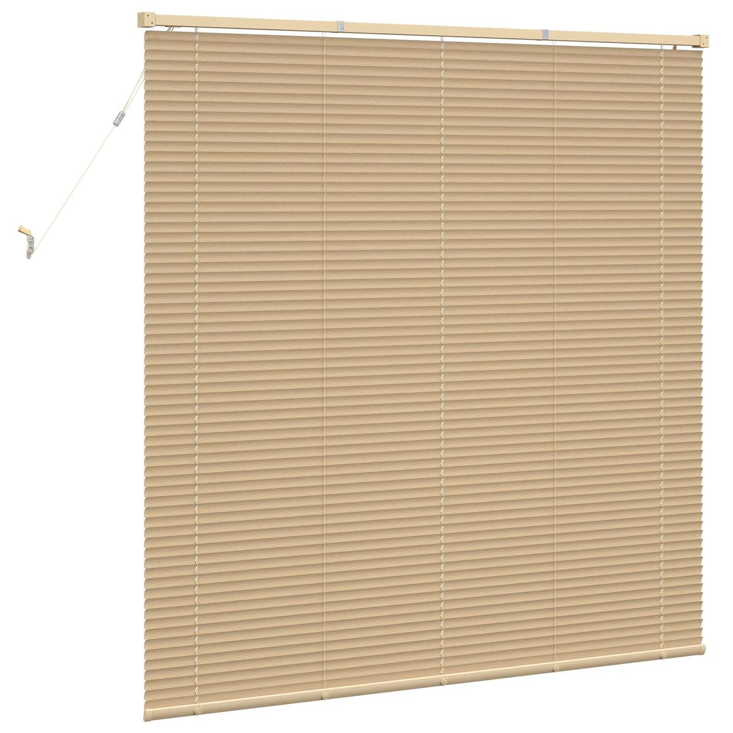 vidaXL Venetian Blind Light Brown with Pattern 150 x 150 cm 25 mm PVC 6