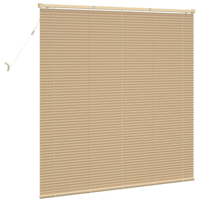 vidaXL Venetian Blind Light Brown with Pattern 150 x 150 cm 25 mm PVC 6
