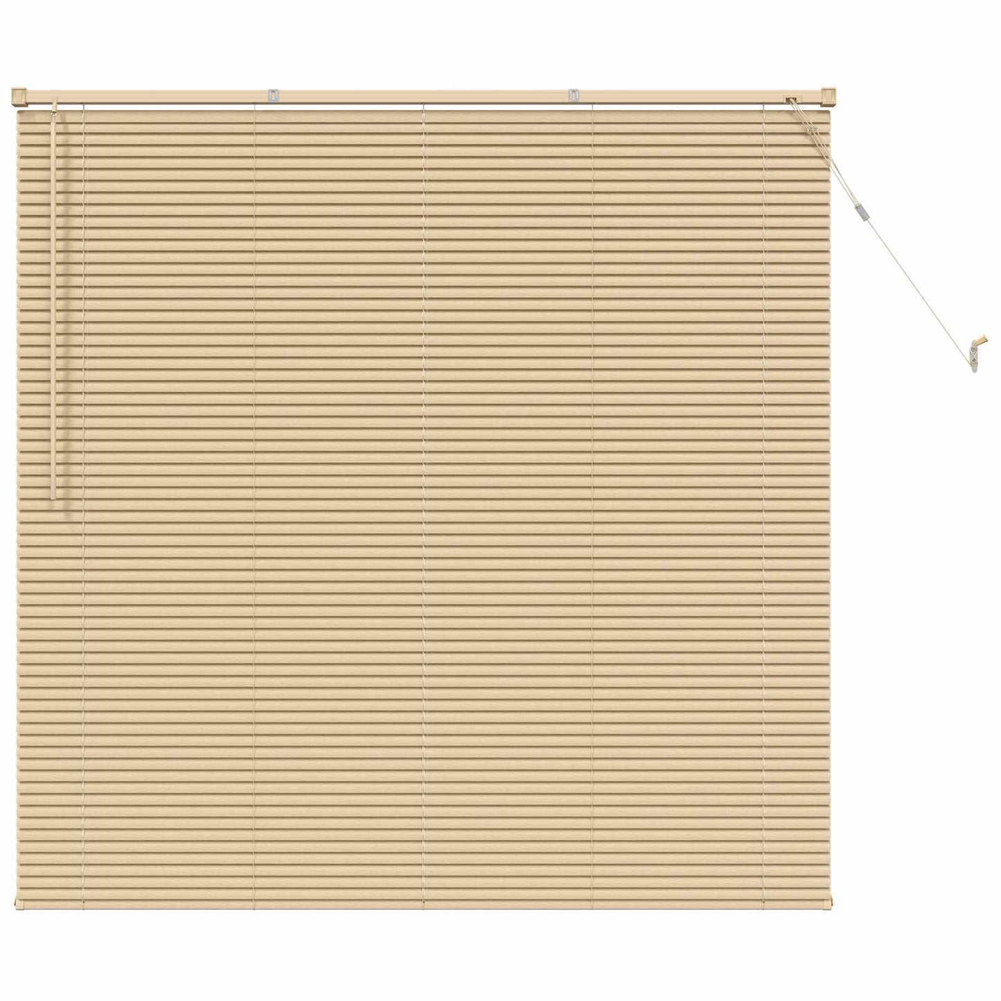 vidaXL Venetian Blind Light Brown with Pattern 150 x 150 cm 25 mm PVC 2