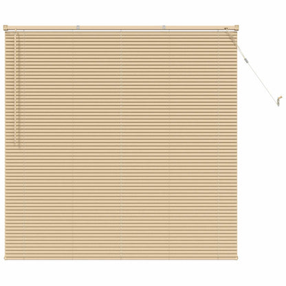 vidaXL Venetian Blind Light Brown with Pattern 150 x 150 cm 25 mm PVC 2