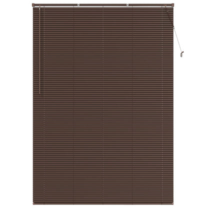 vidaXL Venetian Blind Dark Brown with Pattern 213 x 150 cm 25 mm PVC 2