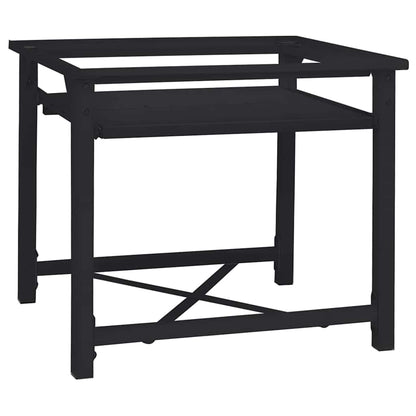 vidaXL Washing Machine Pedestal Black 60 x 56 x 52 cm Steel 5