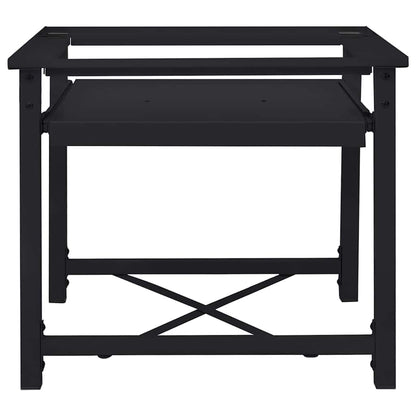 vidaXL Washing Machine Pedestal Black 60 x 56 x 52 cm Steel 3