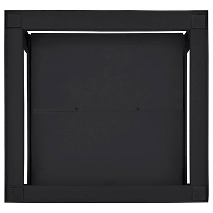 vidaXL Washing Machine Pedestal Black 60 x 56 x 52 cm Steel 6