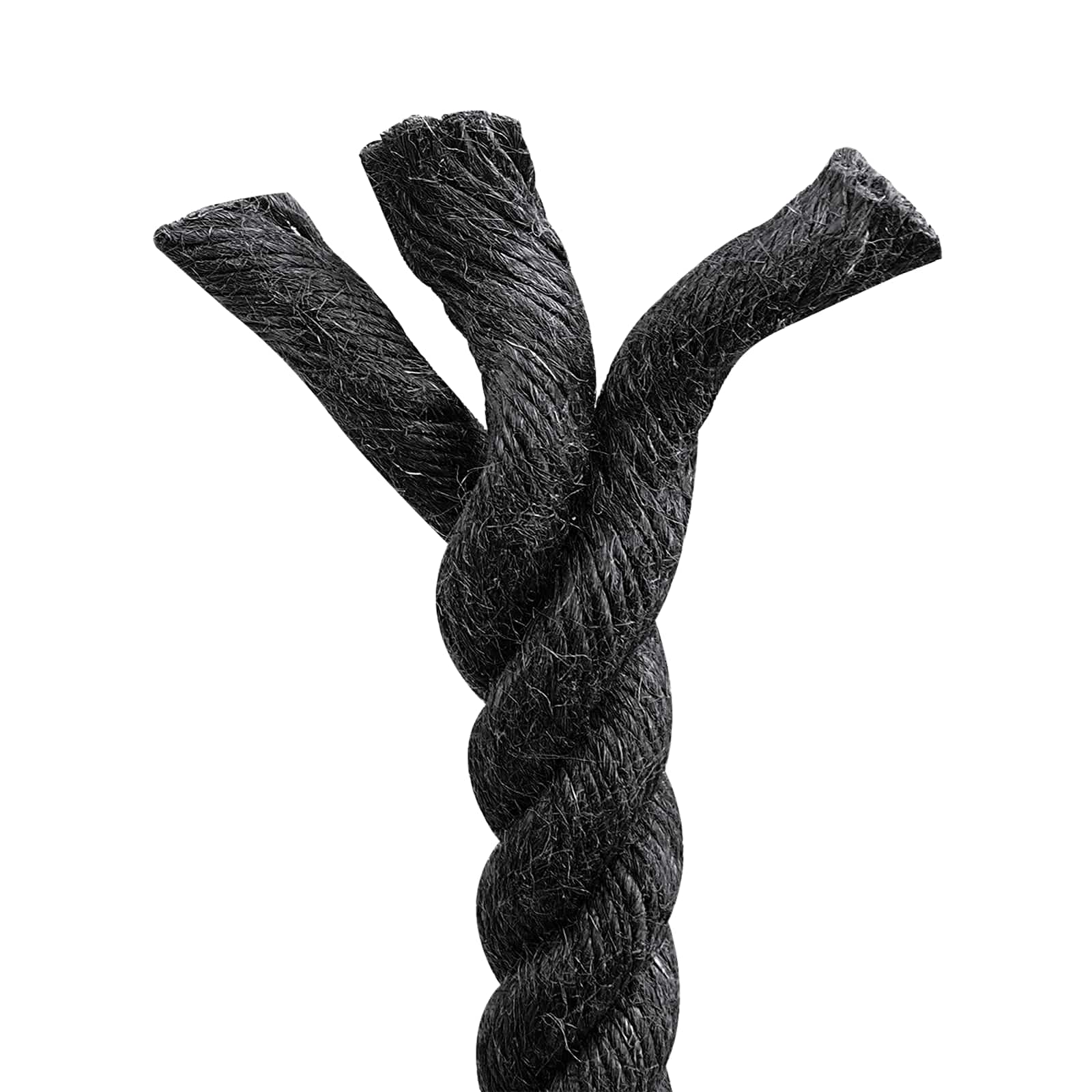 vidaXL Jute Rope 24 mm Black 100% Tossa jute 5