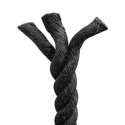 vidaXL Jute Rope 24 mm Black 100% Tossa jute 5