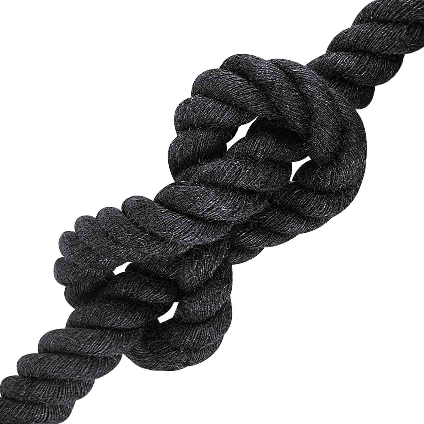 vidaXL Jute Rope 30 mm Black 100% Tossa jute 3