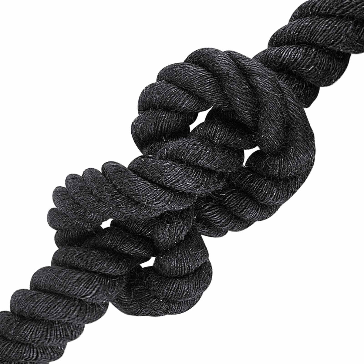 vidaXL Jute Rope 500 mm 5 m Black 100% Tossa jute 3