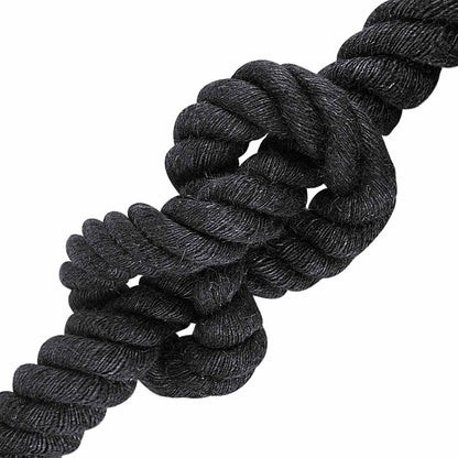 vidaXL Jute Rope 500 mm 5 m Black 100% Tossa jute 3