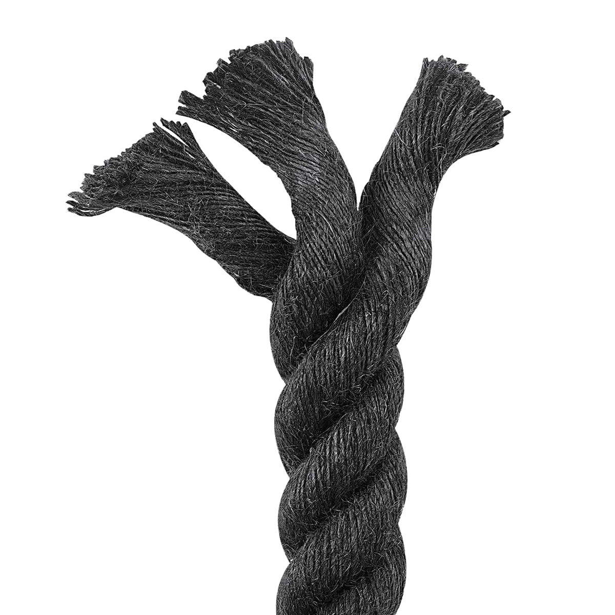 vidaXL Jute Rope 500 mm 5 m Black 100% Tossa jute 4