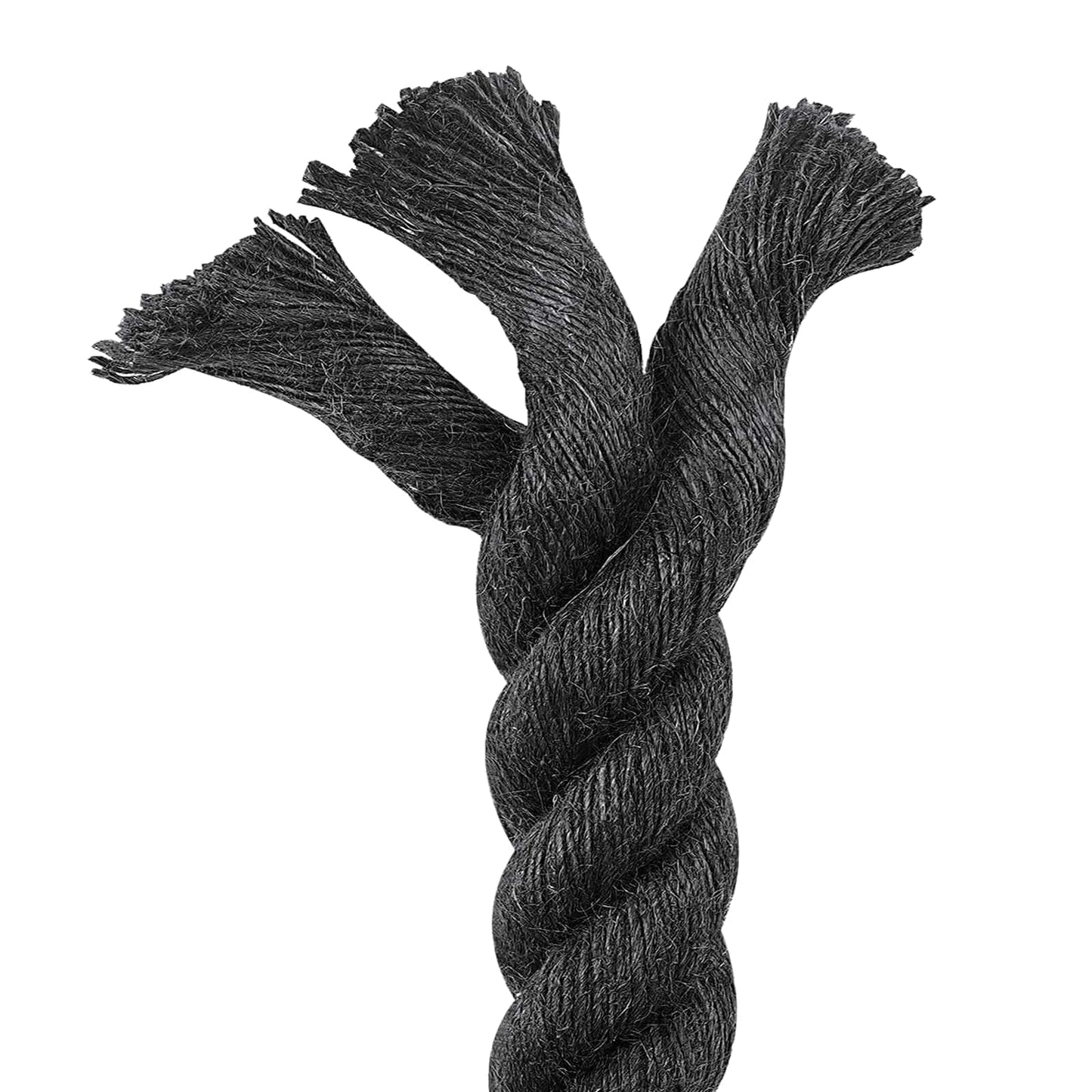 vidaXL Jute Rope 60 mm Black 100% Tossa jute 4