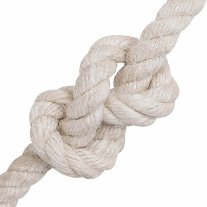 vidaXL Jute Rope 12 mm White 100% Tossa jute 4