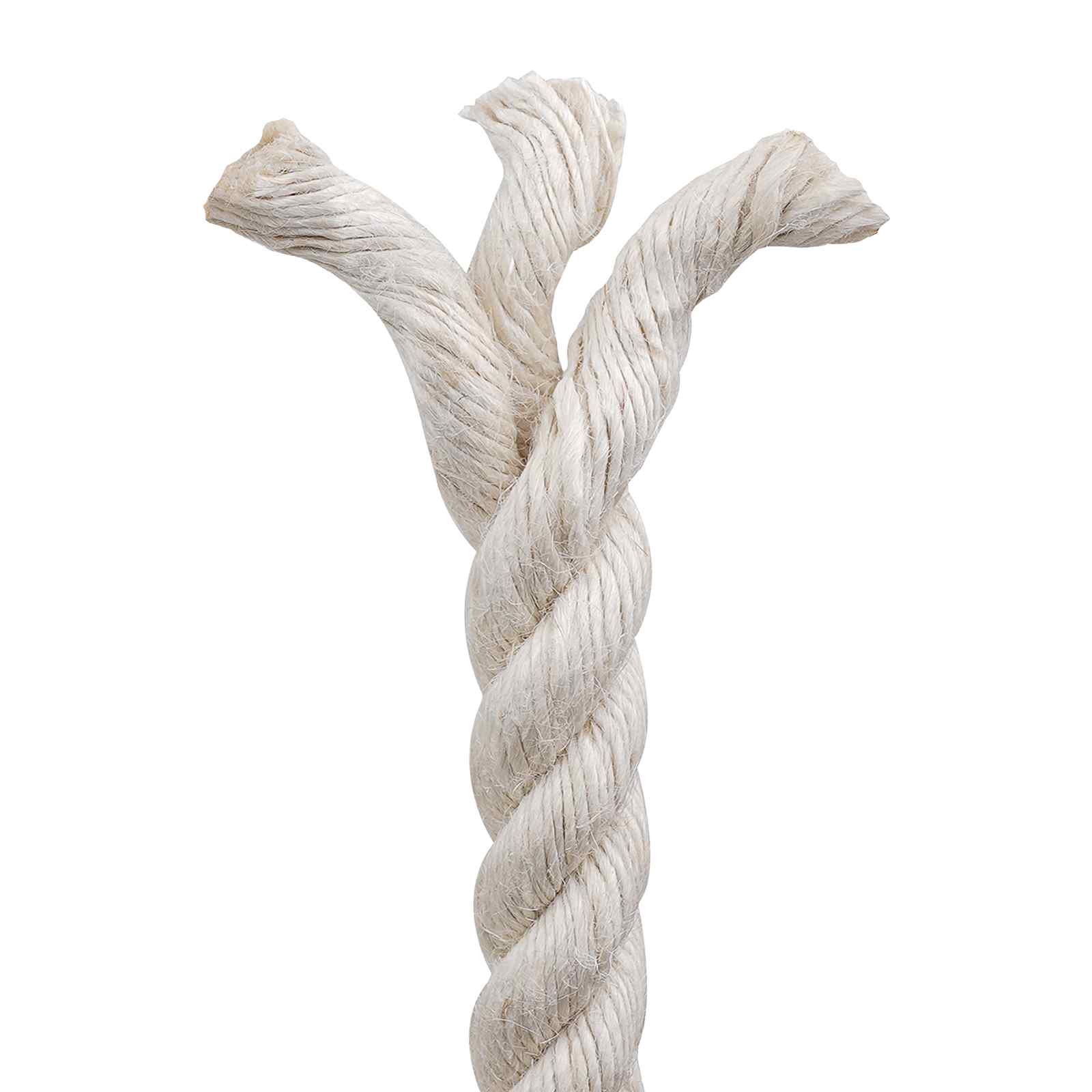vidaXL Jute Rope 16 mm White 100% Tossa jute 4