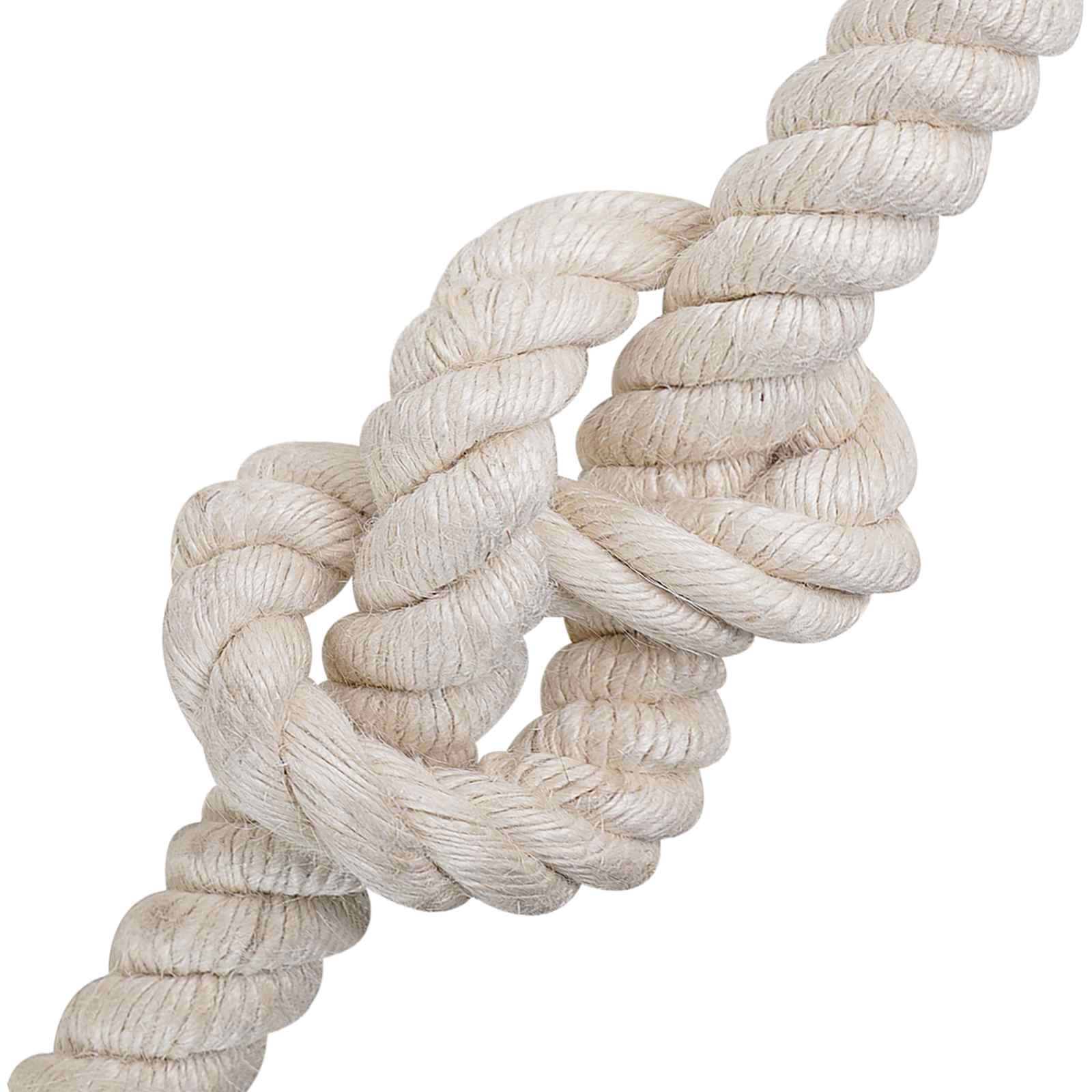 vidaXL Jute Rope 24 mm White 100% Tossa jute 3