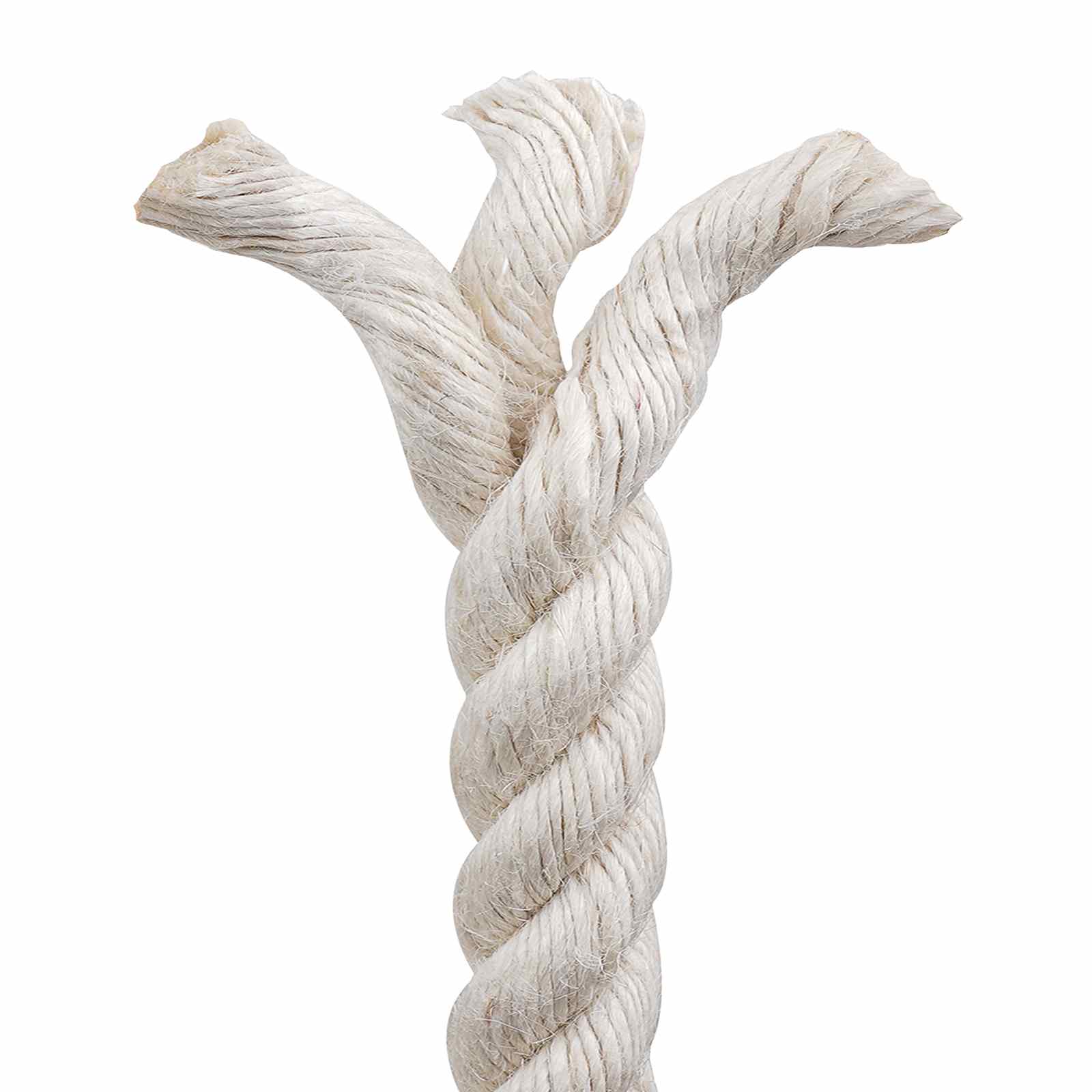 vidaXL Jute Rope 24 mm White 100% Tossa jute 4